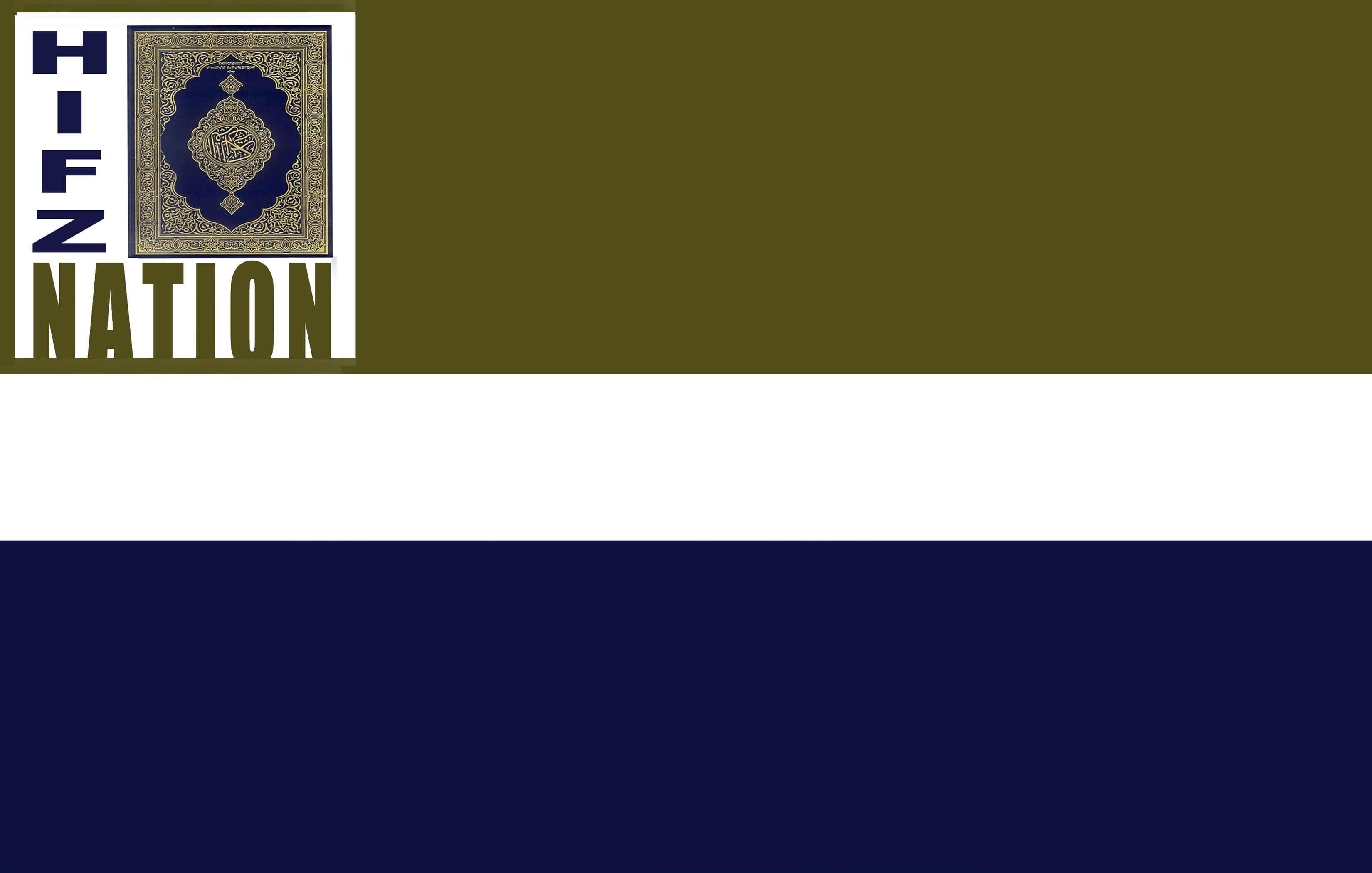 Hifz Nation New Flag gold